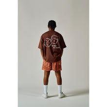 Load image into Gallery viewer, BANDANA BANDIT SHORTS - CARAMEL/BROWN