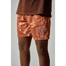 Load image into Gallery viewer, BANDANA BANDIT SHORTS - CARAMEL/BROWN