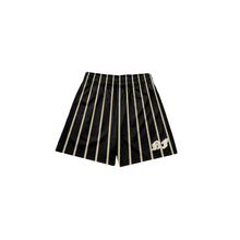 Load image into Gallery viewer, PINSTRIPE SHORTS - BLACK