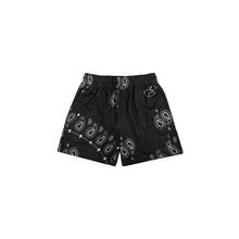 Load image into Gallery viewer, BANDANA BANDIT SHORTS - BLACK