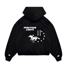 Load image into Gallery viewer, PUSH YOUR LIMITS HOODIE - BLACK
