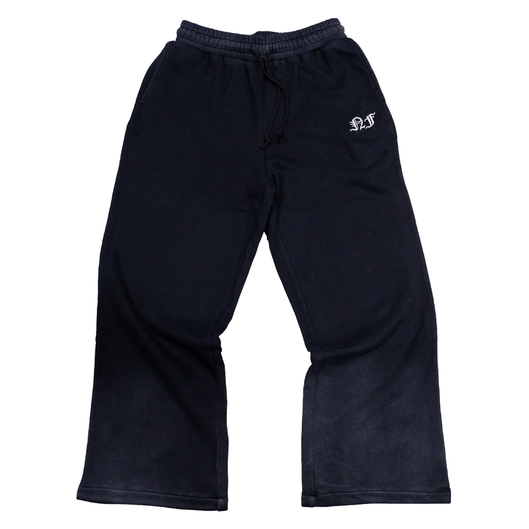 NF SWEATS - ACID WASH BLACK