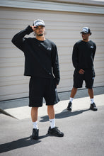 Load image into Gallery viewer, NF WAFFLE LONG SLEEVE - BLACK
