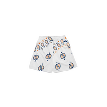 Load image into Gallery viewer, BANDANA BANDIT SHORTS - WHITE ORANGE
