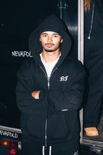Load image into Gallery viewer, NF ZIPUP HOODIE - BLACK
