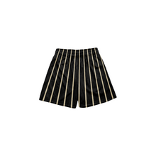 Load image into Gallery viewer, PINSTRIPE SHORTS - BLACK
