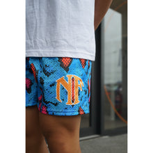 Load image into Gallery viewer, LEOPARD SHORTS - BLUE
