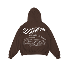 Load image into Gallery viewer, VINTAGE CAR HOODIE - BROWN
