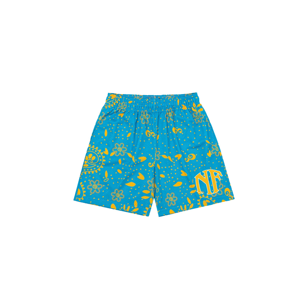 BANDANA BANDIT SHORTS - BLUE