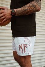 Load image into Gallery viewer, BANDANA BANDIT SHORTS - WHITE/BROWN
